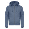 sweat travail zippé