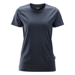 tee shirt de travail bleu femme