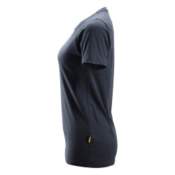 tee shirt professionnel bleu femme
