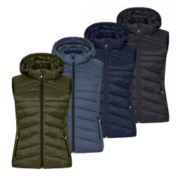 Veste Sans Manches CLIQUE Pour Homme – Fermeture éclair, Col Officier – Taille XL Vert Kaki
