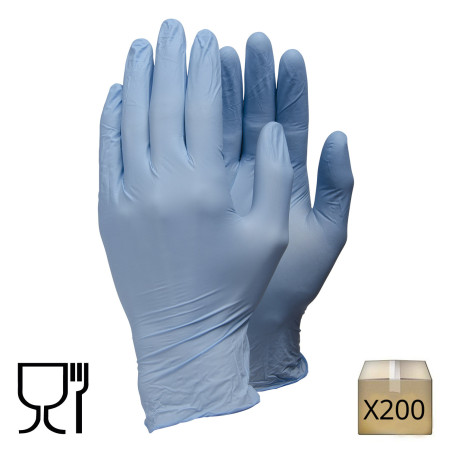 gant nitrile jetable