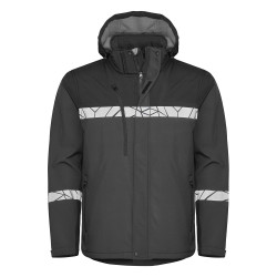 Softshell travail homme avec bandes rétro-réfléchissantes