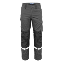 Pantalon travail homme avec bande rétro réfléchissante