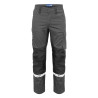 Pantalon travail homme avec bande rétro réfléchissante