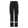 pantalon travail femme avec bande rétro-réfléchissante