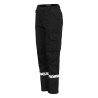 Pantalon de travail femme avec bande rétro-réfléchissante
