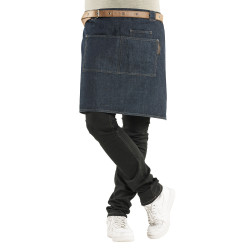 Tablier court de service en jean FORENE Pure Denim