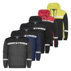 Sweat pro à capuche visibilité améliorée PROGRESSION