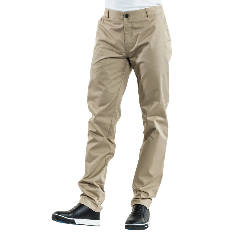 pantalon de cuisine chaud devant 
