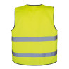 Gilet de signalisation pas cher T2S | Gilet haute visibilité pas cher T2S - jaune fluo - dos