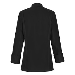 Veste cuisine noir pour femme
