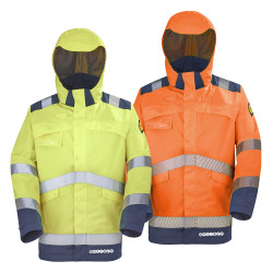 Parka haute visibilité zone atex