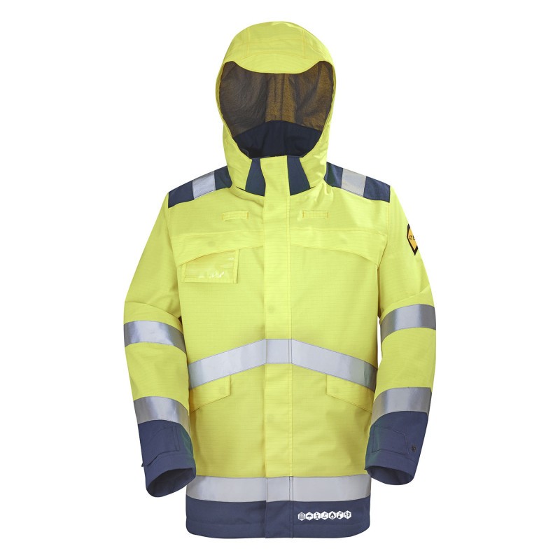 Parka atex haute visibilité jaune