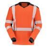 tee shirt haute visibilité orange 
