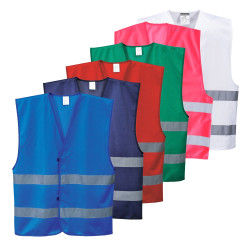 Gilet de sécurité IONA f474 Portwest signalisation visibilité couleurs équipe