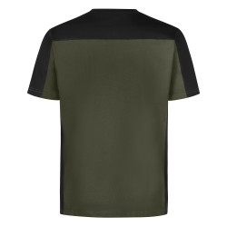 t-shirt professionnel kaki 
