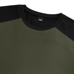 t-shirt manches courtes travail kaki