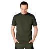 t-shirt travail coton vert