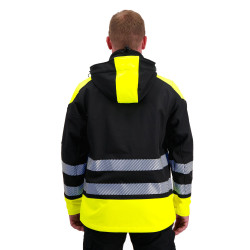 softshell haute visibilité bicolore