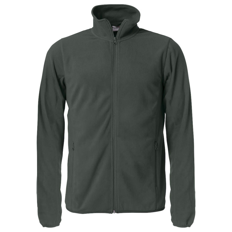Polaire de travail gris anthracite homme pas cher en micro-polaire Clique