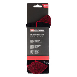 chaussettes de travail grises