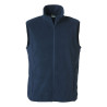 Bodywarmer polaire de travail pas cher Clique bleu marine
