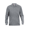 Polo de travail BTP pas cher gris Clique Classic Lincoln
