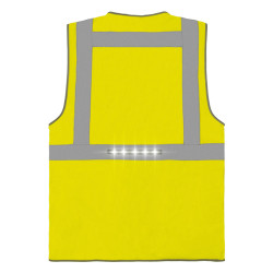 Gilet haute visibilité LED 