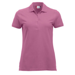 Polo de service rose pas cher femme Clique