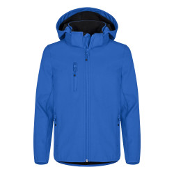 Softshell professionnel enfant bleu roi
