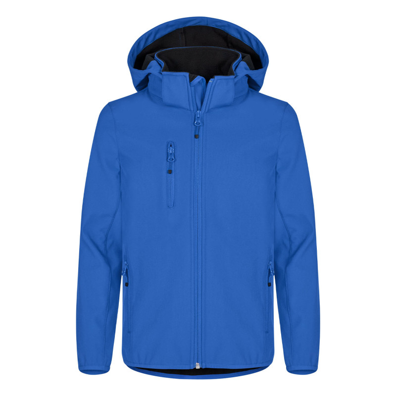 Softshell professionnel enfant bleu roi