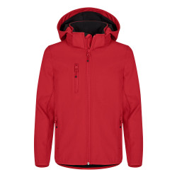Softshell professionnel enfant rouge 