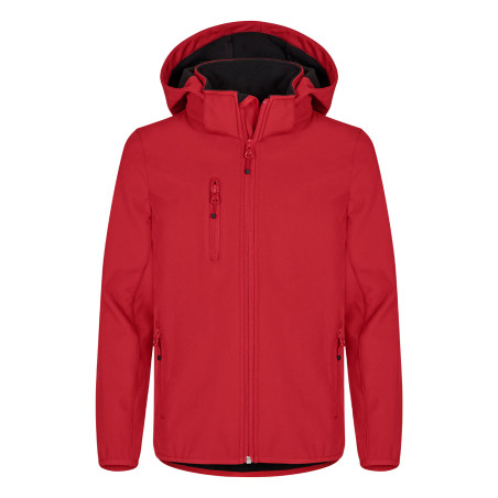 Softshell professionnel enfant rouge 