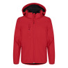 Softshell professionnel enfant rouge 