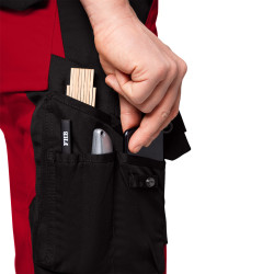 pantalon travail homme rouge