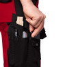 pantalon travail homme rouge