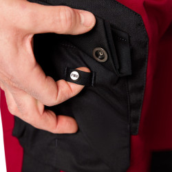 pantalon charpentier rouge