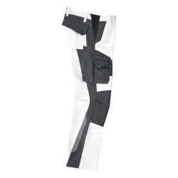 pantalon travail blanc