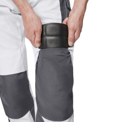 pantalon blanc peintre