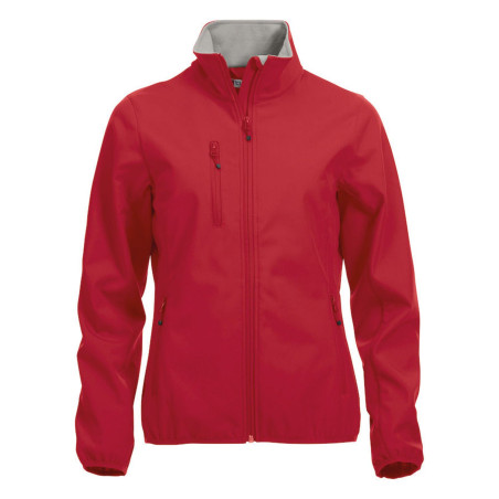 Veste de travail rouge femme pas cher Clique