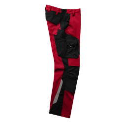 pantalon professionnel rouge