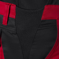 pantalon travail femme rouge