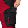 pantalon btp rouge femme