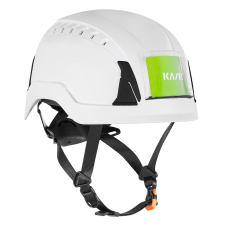 Casque de chantier porte badge