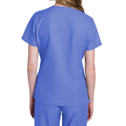 vetement hospitalier bleu ciel