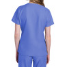 vetement hospitalier bleu ciel