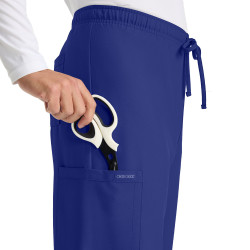 pantalon médical respirant bleu marine