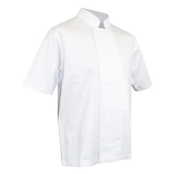 Veste de cuisine 100% coton pas cher LMA blanche MERLU