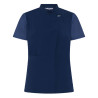 Veste de cuisine bleu femme
