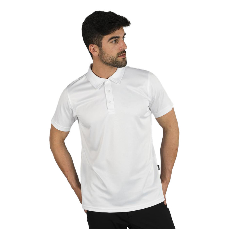 Polo service homme blanc